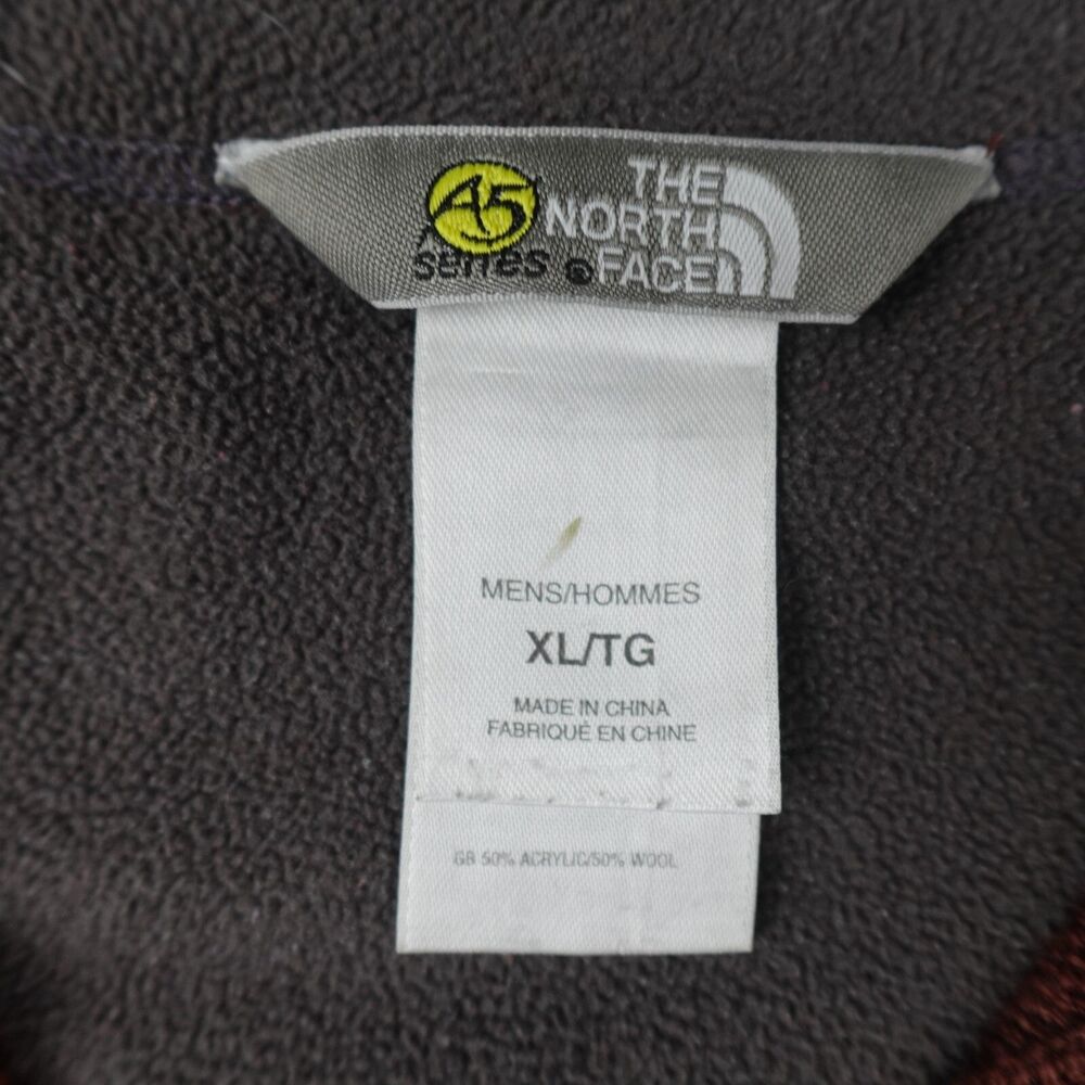 The North Face Sweater Mens XL Bronze Brown A5 Series 1/4 Zip Pullover Mock Neck - Picture 4 of 11